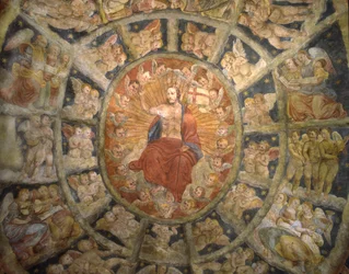 Teto do Santuário de Philippa Mareri, Borgo San Pietro, Itália