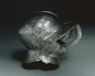 Capacete fechado de burgonet, início dos anos 1500