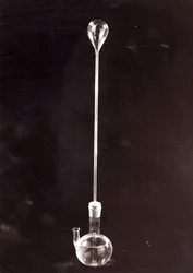 Cópia de um termoscópio inventado por Galileo Galilei (1564-1642)