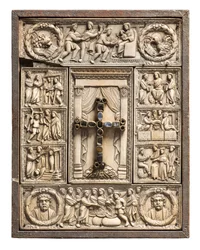 Capa de um Livro do Evangelho, verso
