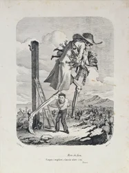 A morte leva todos os bons e deixa os vilões, c.1850