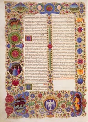 Fim do Livro de Salomão, da Bíblia Borso d
