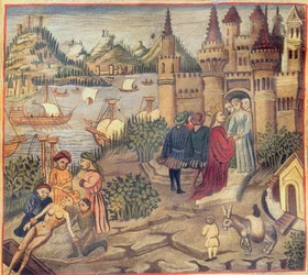 Fac-símile da Escola de Salerno, do Cânon de Medicina de Avicena (Ibn Sina) (980-1037)