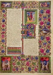 Fol.112r O Primeiro Livro dos Reis, da Bíblia Borso d