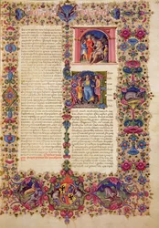 Fol.167r Primeiro Livro de Crónicas, da Bíblia de Borso d