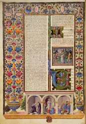 Fol.3v Prólogo ao Livro dos Profetas (Isaías), da Bíblia Borso d