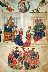 Fundação da Universidade de Bolonha pelo Imperador Teodósio II (408-450) e os privilégios concedidos pelo Papa Paulo II (1417-71) (velino)