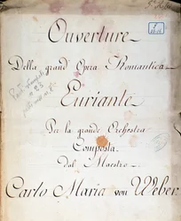 Frontispício da ópera 