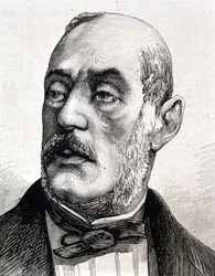 Giuseppe Ferrari (1811-1876) Filósofo histórico e político italiano (gravura)
