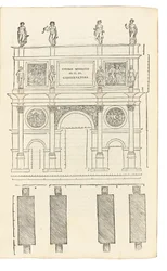 Ilustração de L&39;Architettura, de Leon Battista Alberti (1404-72), traduzida para o italiano por Cosimo Bartoli (1503-72). Florença: Lorenzo Torrentino
