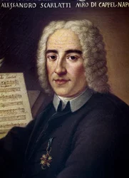O compositor italiano Alessandro Scarlatti, pormenor (óleo sobre tela)