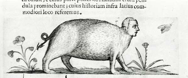 O manticore - em "De monstrorum natura causis libri duo", de Fortunio Liceti