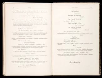 Libretto de Tosca por Giacomo Puccini, Edição Ricordi, Itália
