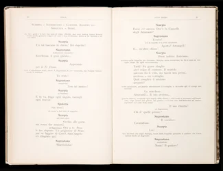 Libretto de Tosca por Giacomo Puccini, Edição Ricordi, Itália