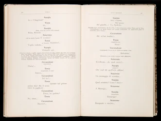 Libretto de Tosca por Giacomo Puccini, Edição Ricordi, Itália