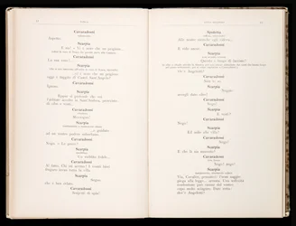 Libretto de Tosca por Giacomo Puccini, Edição Ricordi, Itália