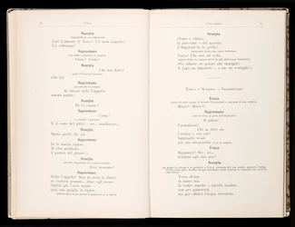 Libretto de Tosca por Giacomo Puccini, Edição Ricordi, Itália