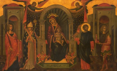 Madonna e a criança com os santos, c.1600