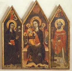Madonna com Criança entre Santa Clara e São Basílio
