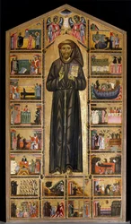 Mestre (Maestro) del San Francesco Bardi. Escola florentina da primeira metade do século XIII. Altar de San Francesco d