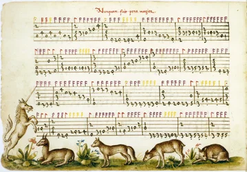 Folha de música de Mesost Compositione Vincenzo Capirola composta por Vincenzo Capirola (1474-1548)