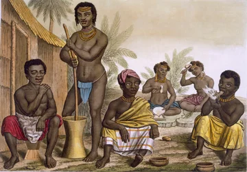 Os Nativos da Tribo Muchicongo, Perto de Luanda, Congo, Vol II, c1820-3
