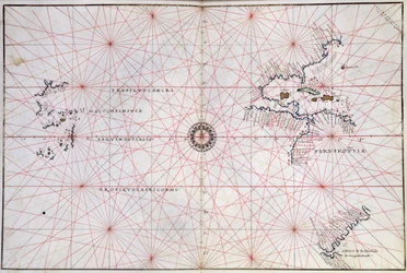 Carta Náutica do Oceano Pacífico e da América Central (impressão)