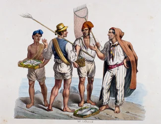 Pescadores napolitanos, Itália