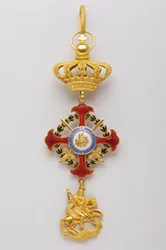 Ordem de São Jorge da Reunião: insígnias pertencentes aos soberanos da Casa Real (1800-1850)
