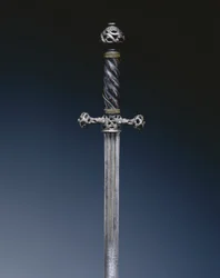 Espada de travesseiro, c.1650