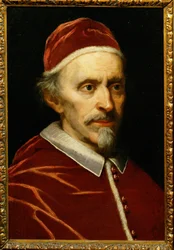 Papa Inocêncio XI, nascido Benedetto Odescalchi ... (pintura sobre tela)