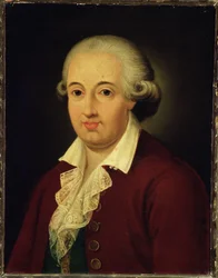 Retrato de Domenico Cimarosa (1749-1801) italiano composto