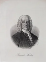 Retrato de Domenico Scarlatti (1686-1757)