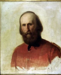 Retrato de Garibaldi. Museu do Risorgimento. Milão