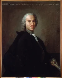 Retrato de Gianandrea Fioroni (1716-1778) compositor italiano