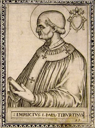 Retrato do Papa Simplicius, c.1760 (gravura)