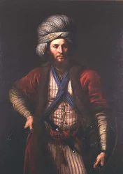 Retrato de um Guerreiro Húngaro, Escola Florentine, c.1650