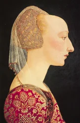 Retrato de uma dama de vermelho