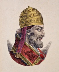 Retrato do Papa Adrien V (Adrian, Hadrianus ou Adriano) (1276)