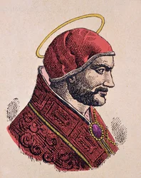 Retrato do Papa Anastase Ier (Anastasius, Anastasio) (399-401)