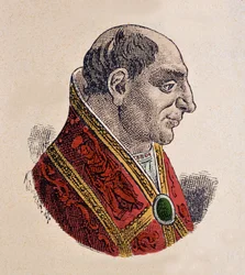 Retrato do Papa Benoit V (benedetto, Benedito ou Benedictus) (964)
