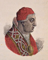 Retrato do Papa Gregoire II (Gregorio ou Gregorius) (715-731)