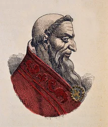 Retrato do Papa Honório Ier (Onorio) (625-638)
