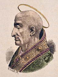 Retrato do Papa Pie Ier (Pius ou Pio) (ca. 144-155)