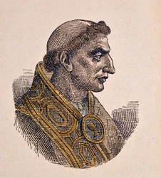 Retrato do Papa Severin Ier (Severinus ou Severino) (638/640)