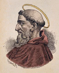 Retrato do Papa Telesforo (Telesphorus ou Telesforo) (125-136/138)