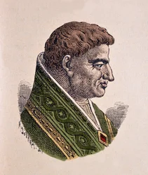 Retrato do Papa Victor II (Vittore) (1086-1087)