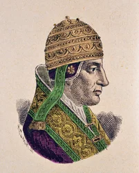 Retrato do Papa Santo Celestino V (Celestino, Celestino ou Caelestinus) (1294)