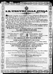 Cartaz para I.R. Teatro alla Scala, 