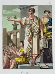 Orador romano, de lática Roma, 1825
